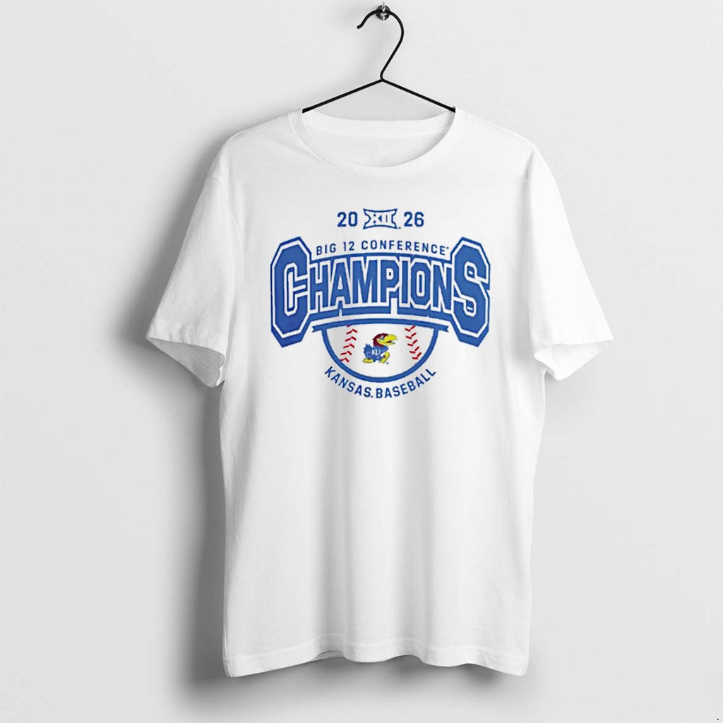 Official Kansas Jayhawks Baseball 2026 Big 12 Baseball Tournament Champions 1 T Shirts