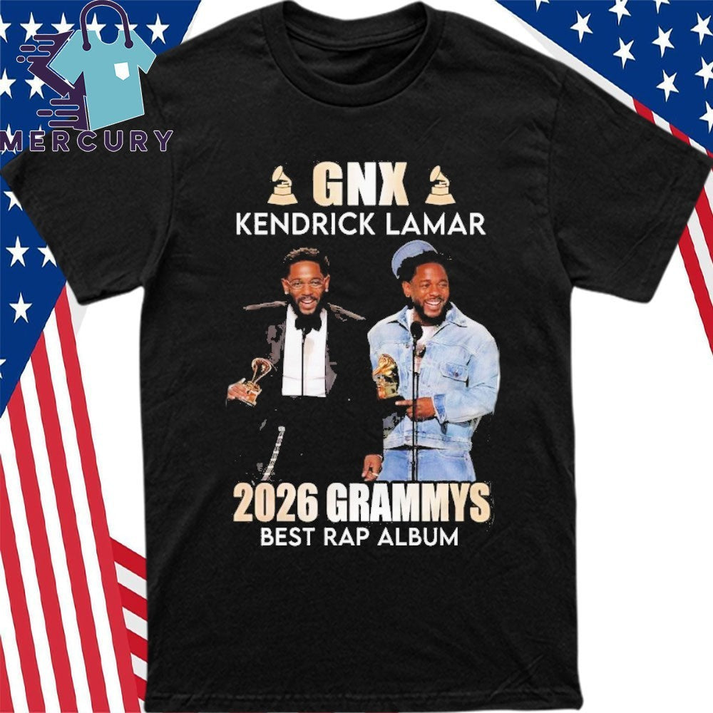Kendrick Lamar GNX Grammys 2026 Best Rap Album Shirt