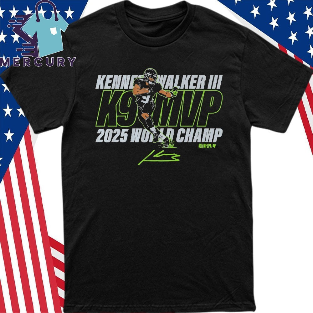 Kenneth Walker III K9 MVP 2025 World Champs Shirt