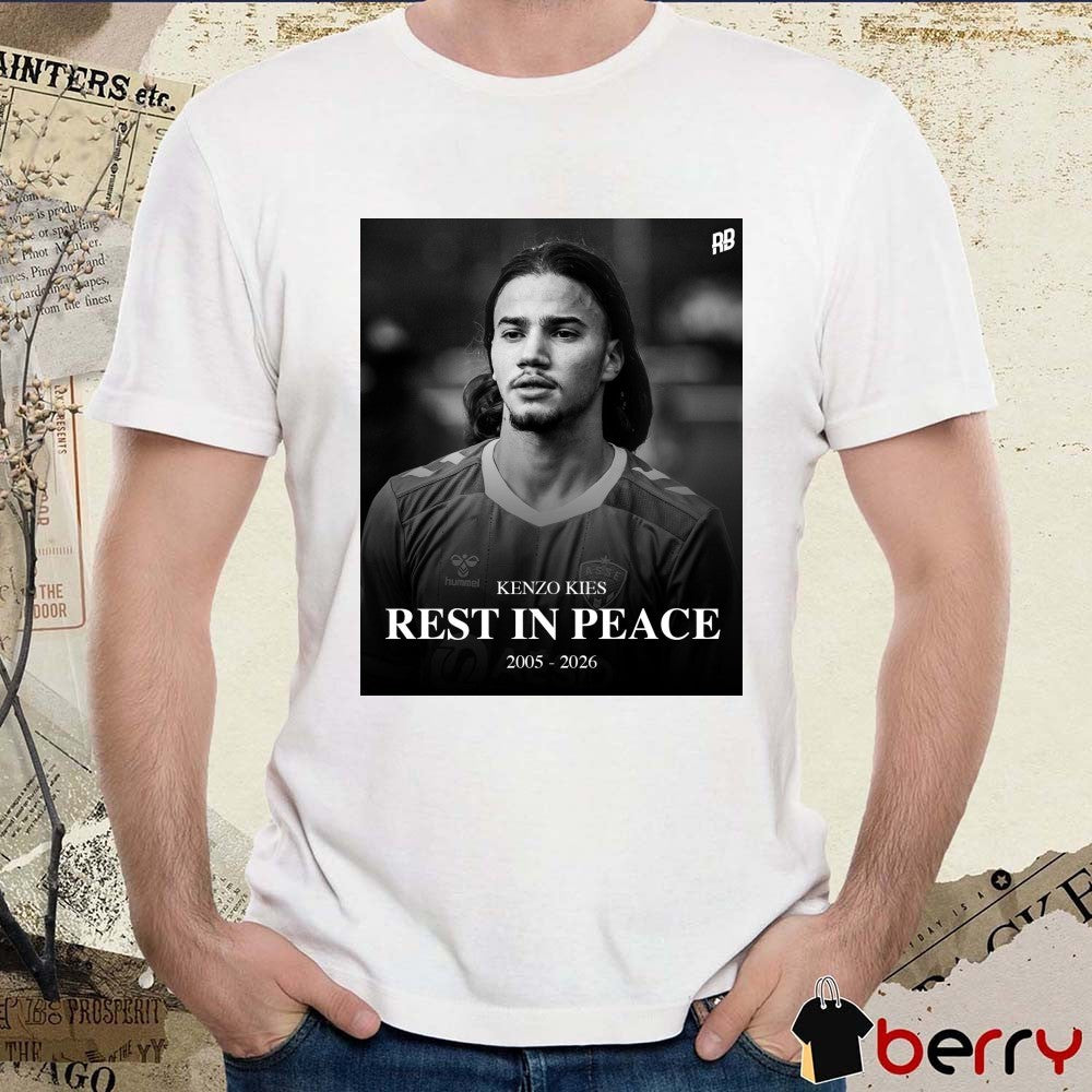 Kenzo Kies Rest In peace 2005 – 2026 Rising Ballers Poster t-shirt