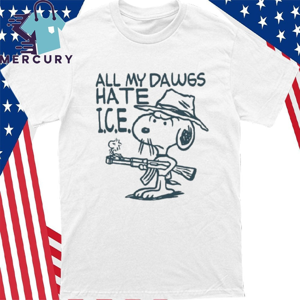 Kevin Ku All My Dawgs Hate Ice Shirt