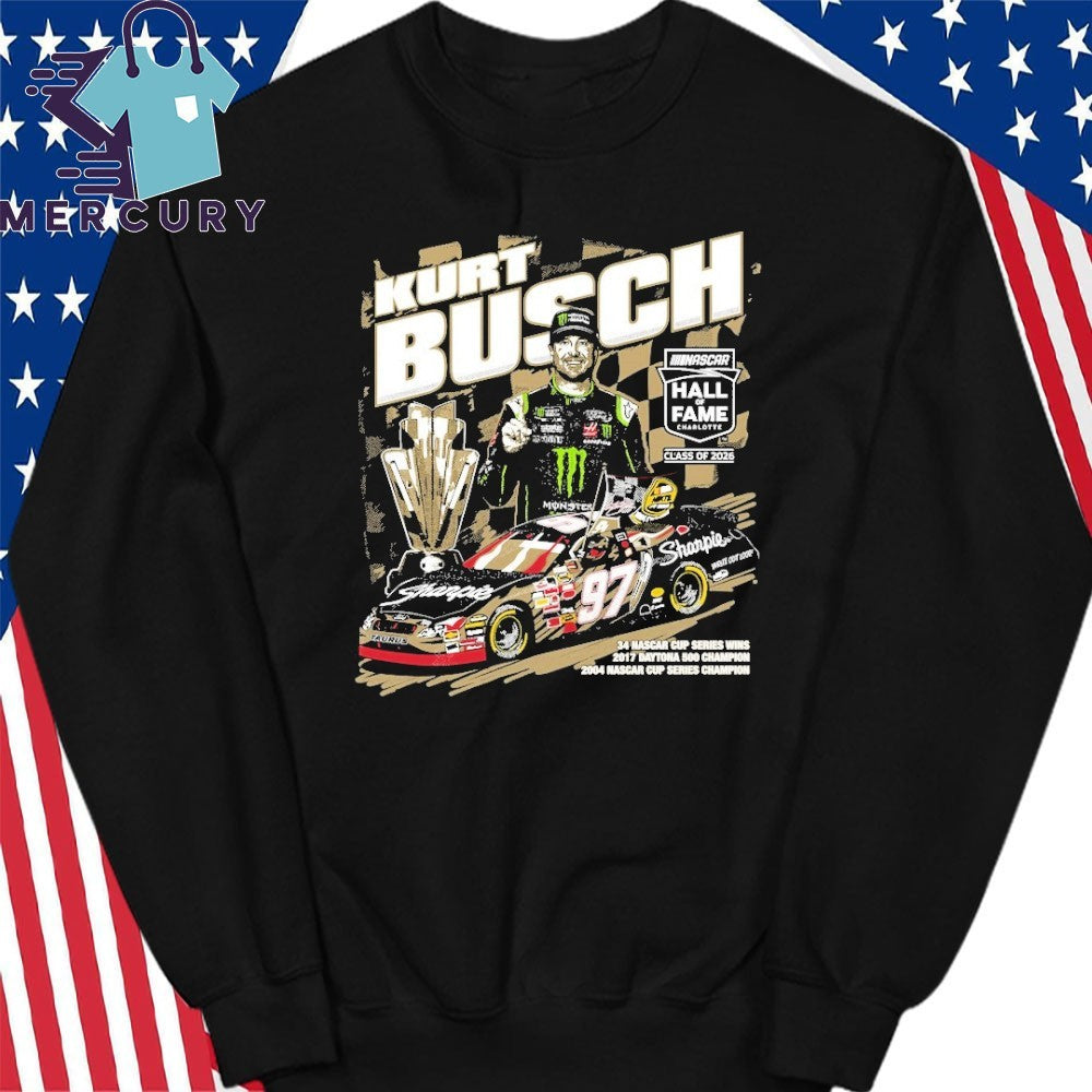 Kurt Busch NASCAR 2026 Hall of Fame Shirt