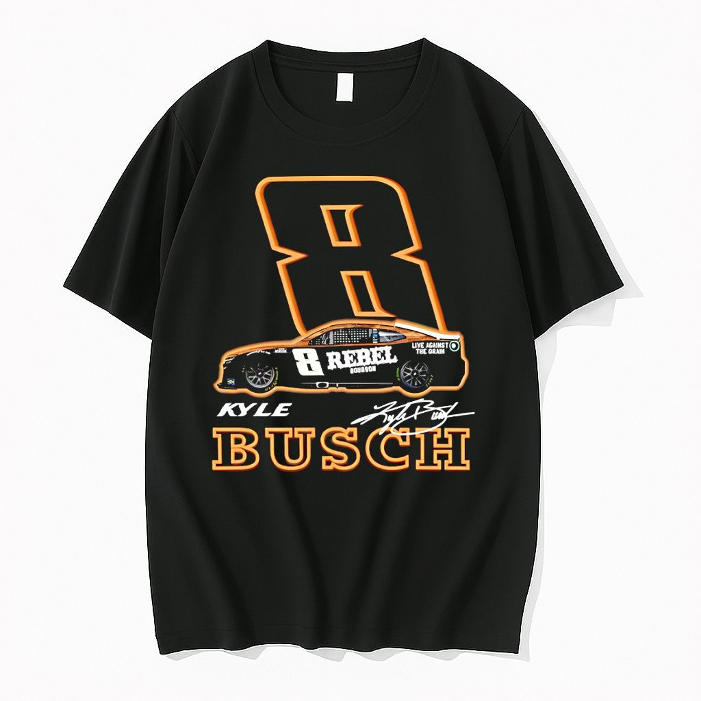 Official Kyle Busch 8 Vintage Nascar Racing Signature T Shirts Jpg
