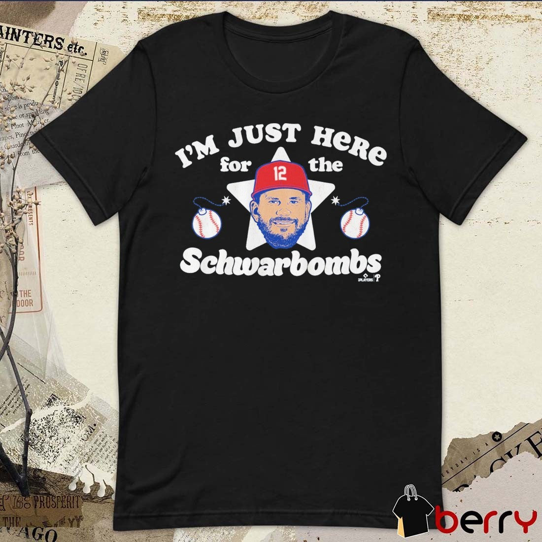 Kyle Schwarber I’m Just Here For The Schwarbombs Philadelphia Phillies MLB t-shirt