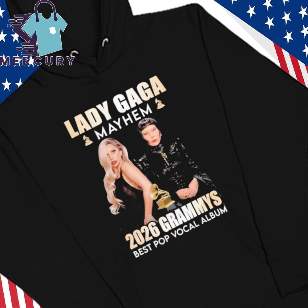 Lady Gaga Mayhem Grammys 2026 Best Pop Vocal Album Shirt