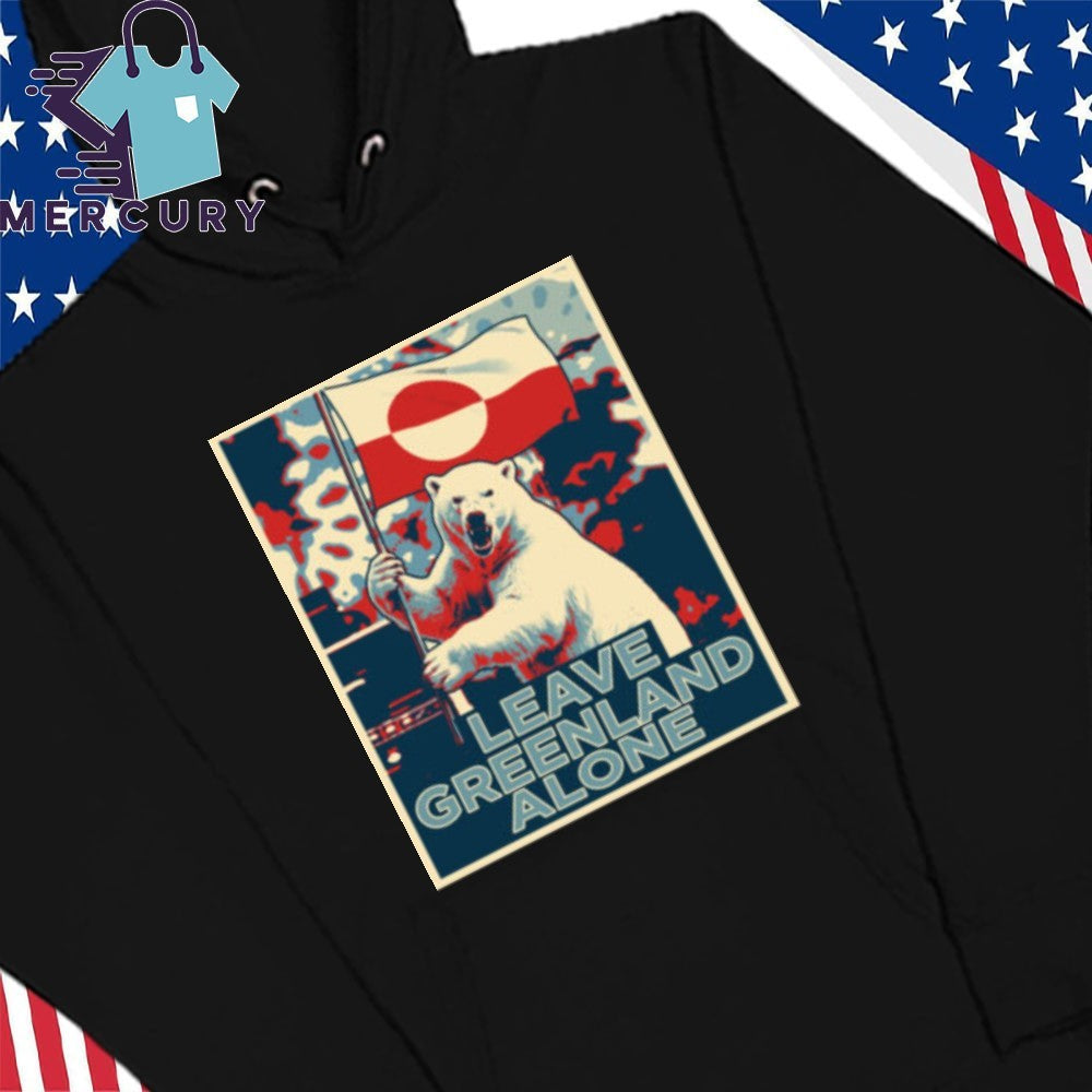 Leave Greenland Alone Bear Flag Shirt