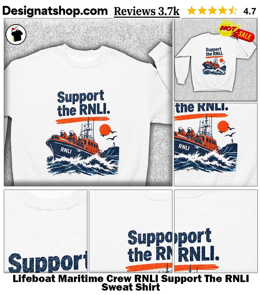Lifeboat Maritime Crew RNLI Support The RNLI shirt