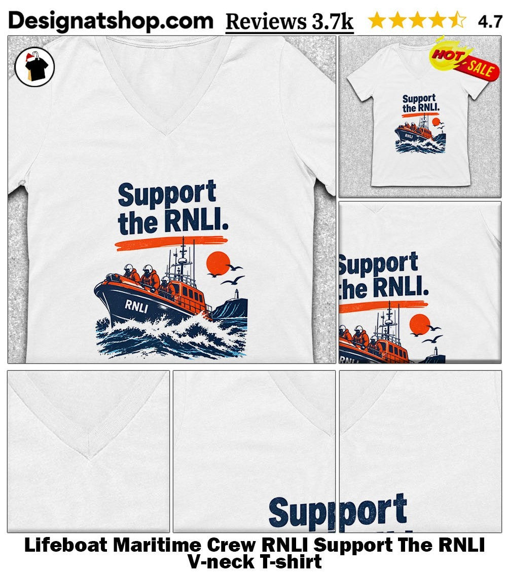 Lifeboat Maritime Crew RNLI Support The RNLI shirt