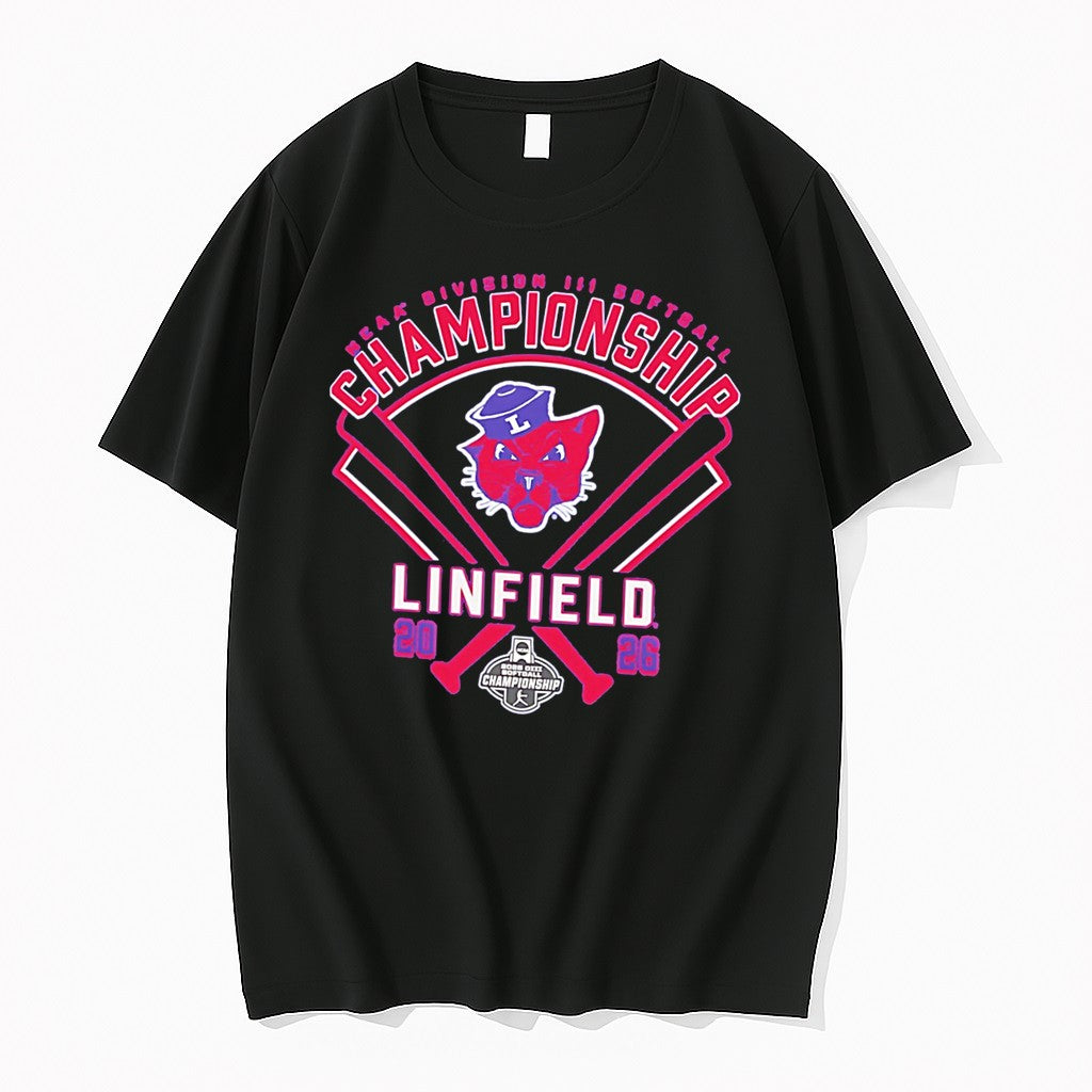 Official Linfield Softball Ncaa Division Ii Softball Championship 2026 Tee T Shirts