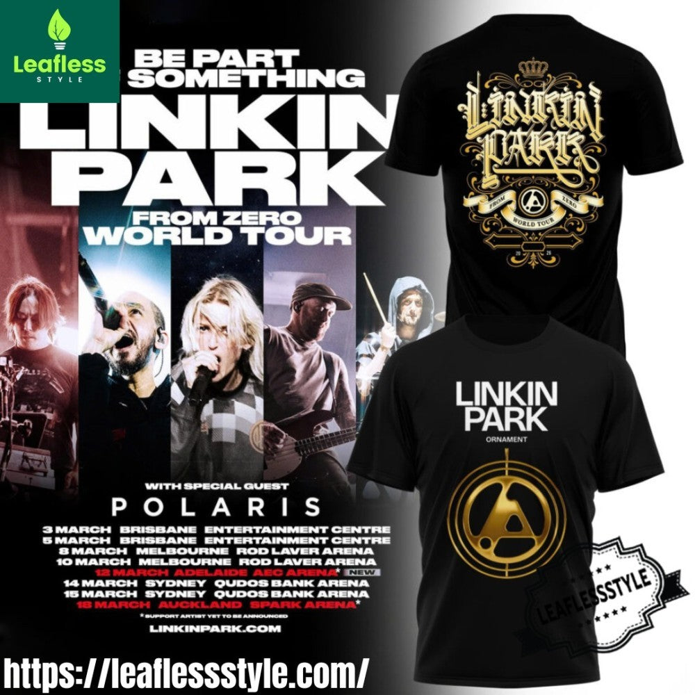 Linkin Park From Zero World Tour 2026 Two Sided Shirt