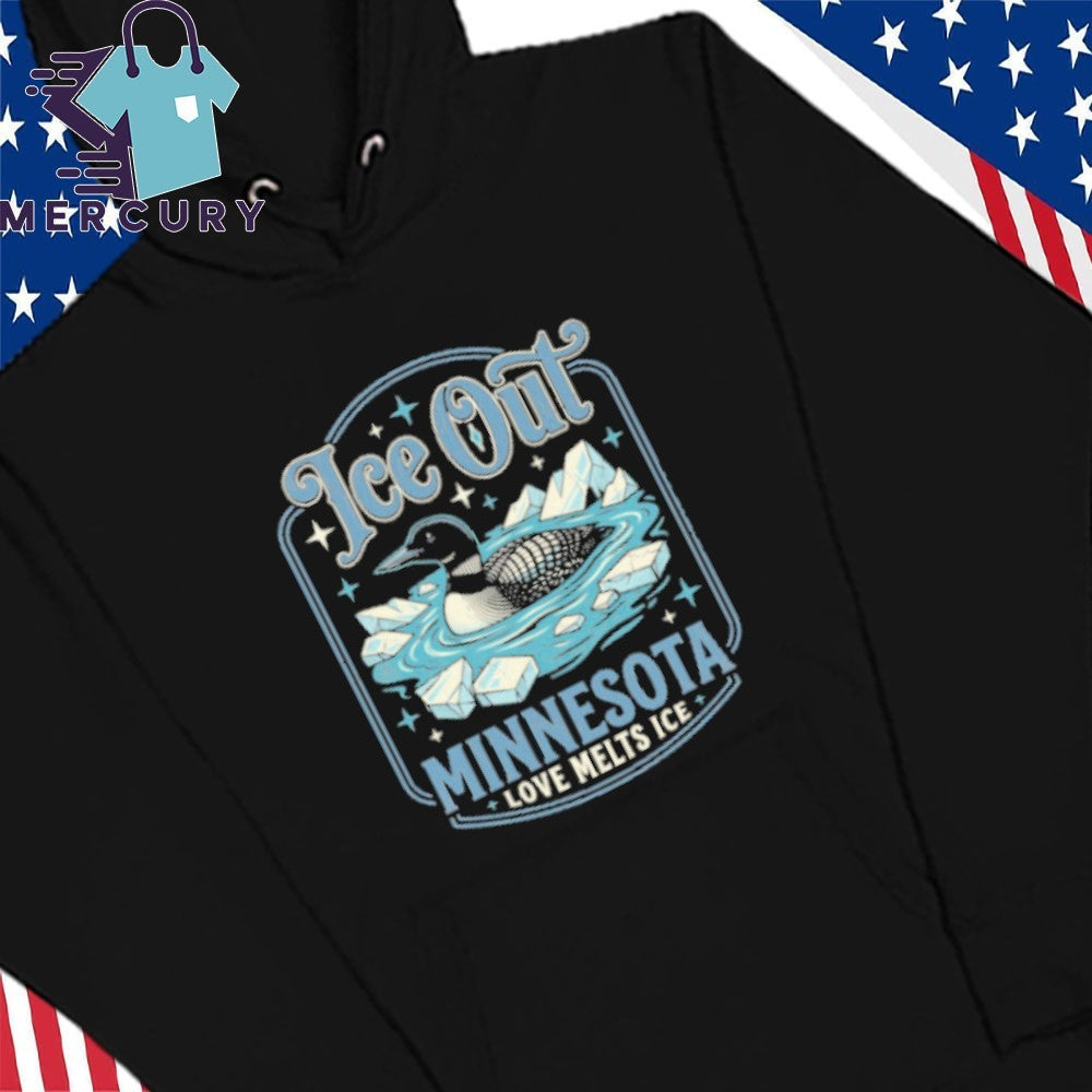 Loon ICE Out Minnesota Love Melts ICE Shirt