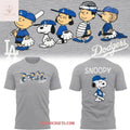 Los Angeles Dodgers x Peanuts Grey Locker Room 2026 Shirt