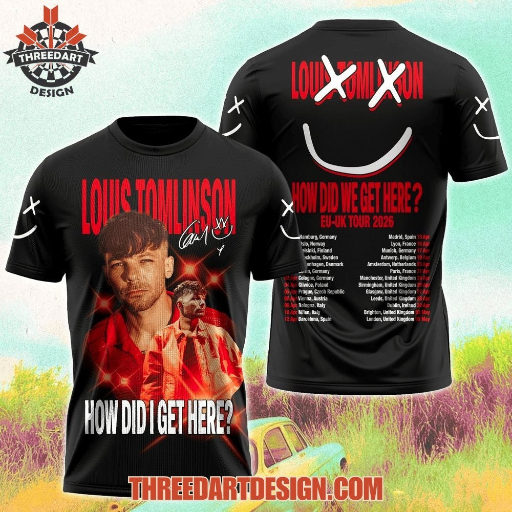 Louis Tomlinson How Did We Get Here EU-UK Tour 2026 Shirt