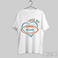 Official Love My Miami Dolphins Heart