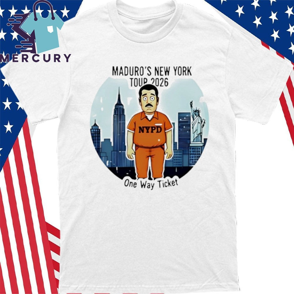Maduro New York Tour 2026 One Way Shirt