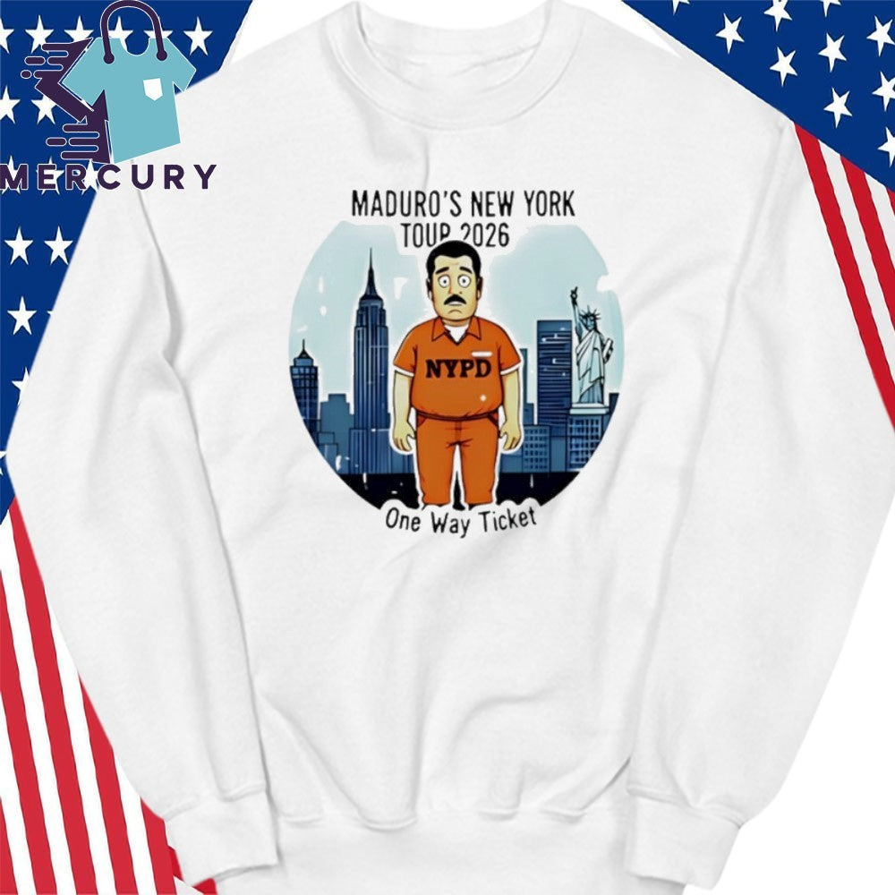 Maduro New York Tour 2026 One Way Shirt