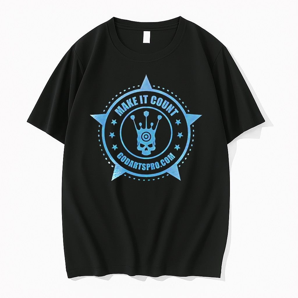 Official Make It Count Darts Skull Crown T Shirts Jpg