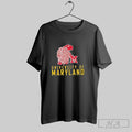 Official Maryland Terrapins Logo University Of Maryland Long Sleve