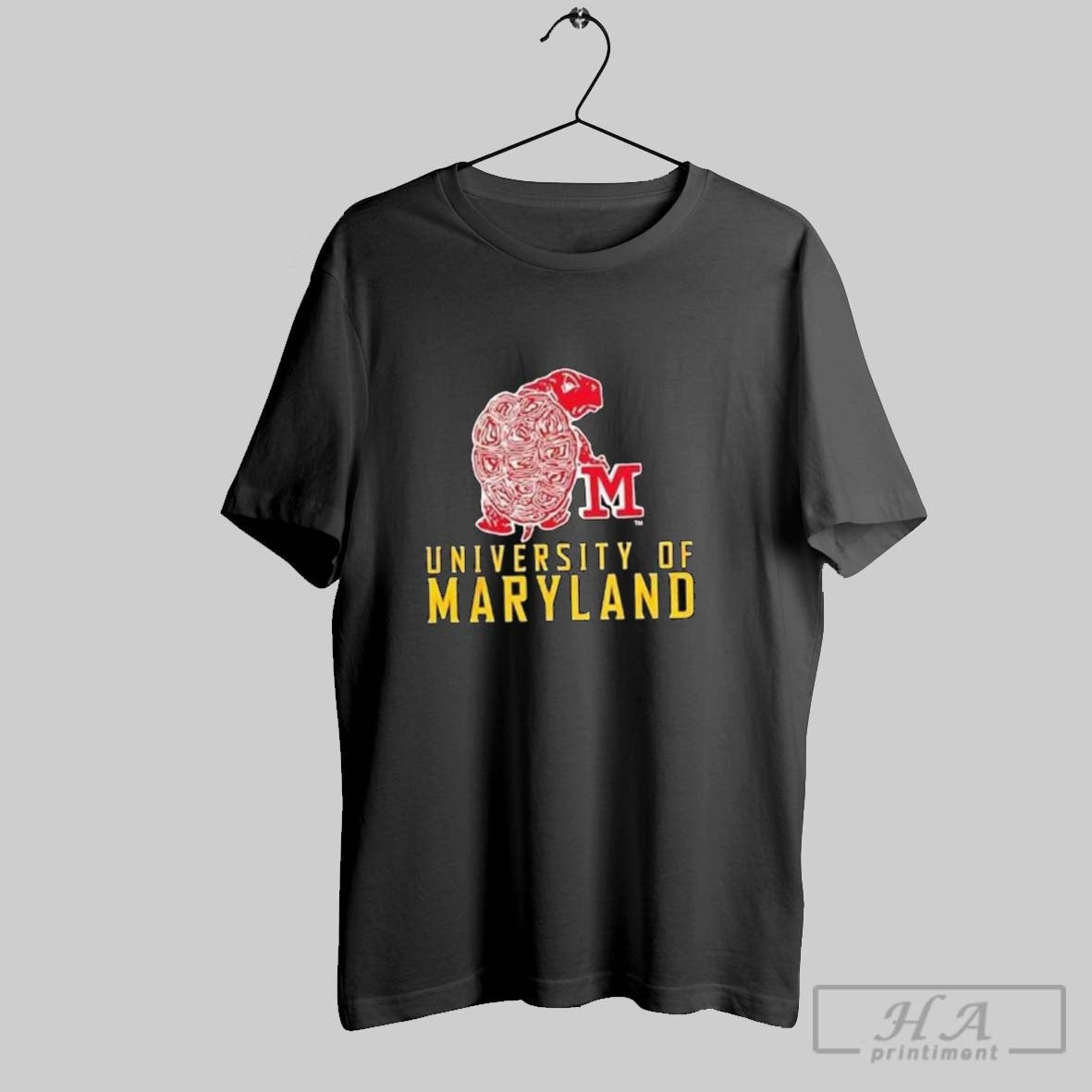 Official Maryland Terrapins Logo University Of Maryland Long Sleve
