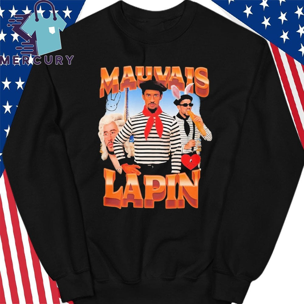 Mauvais Lapin Bad Bunny Graphic Shirt