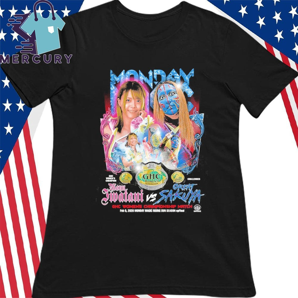 Mayu Iwatani Vs Great Sakuya 2026 GHC Women’s Championship Match Shirt