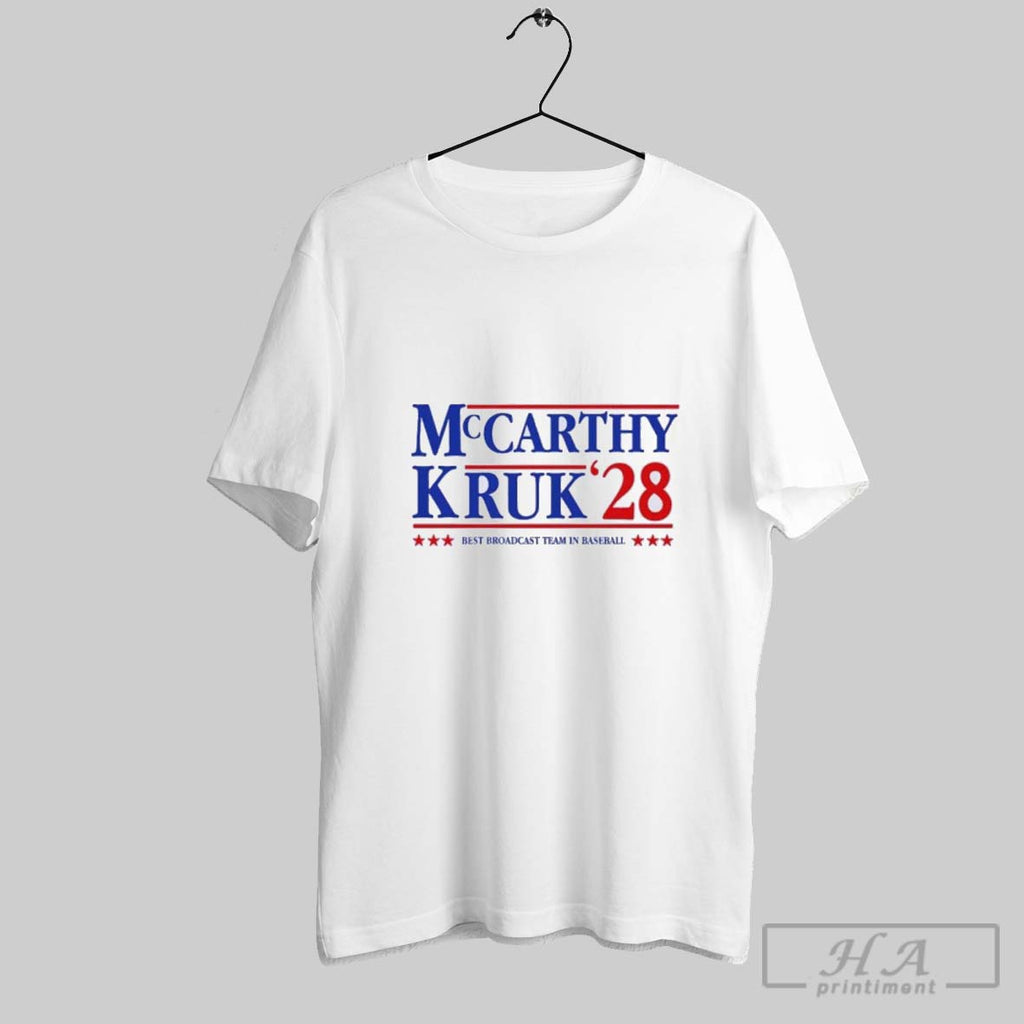 Official Mccarthy And Kruk 2028 Best Broadcast Team In Baseball