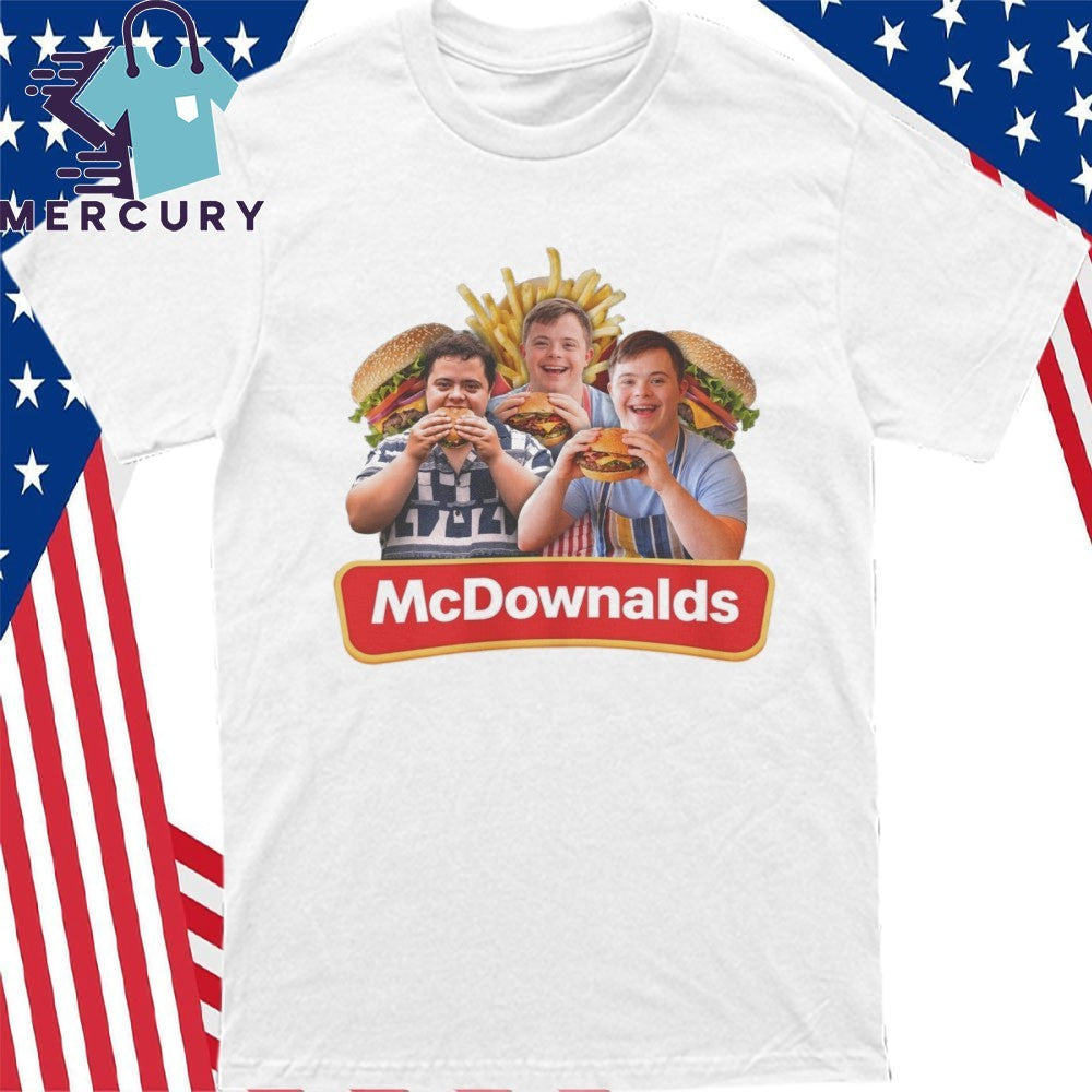 Mcdownalds Down Syndrome 90s Bootleg Shirt