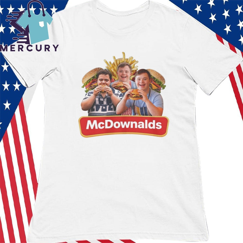 Mcdownalds Down Syndrome 90s Bootleg Shirt