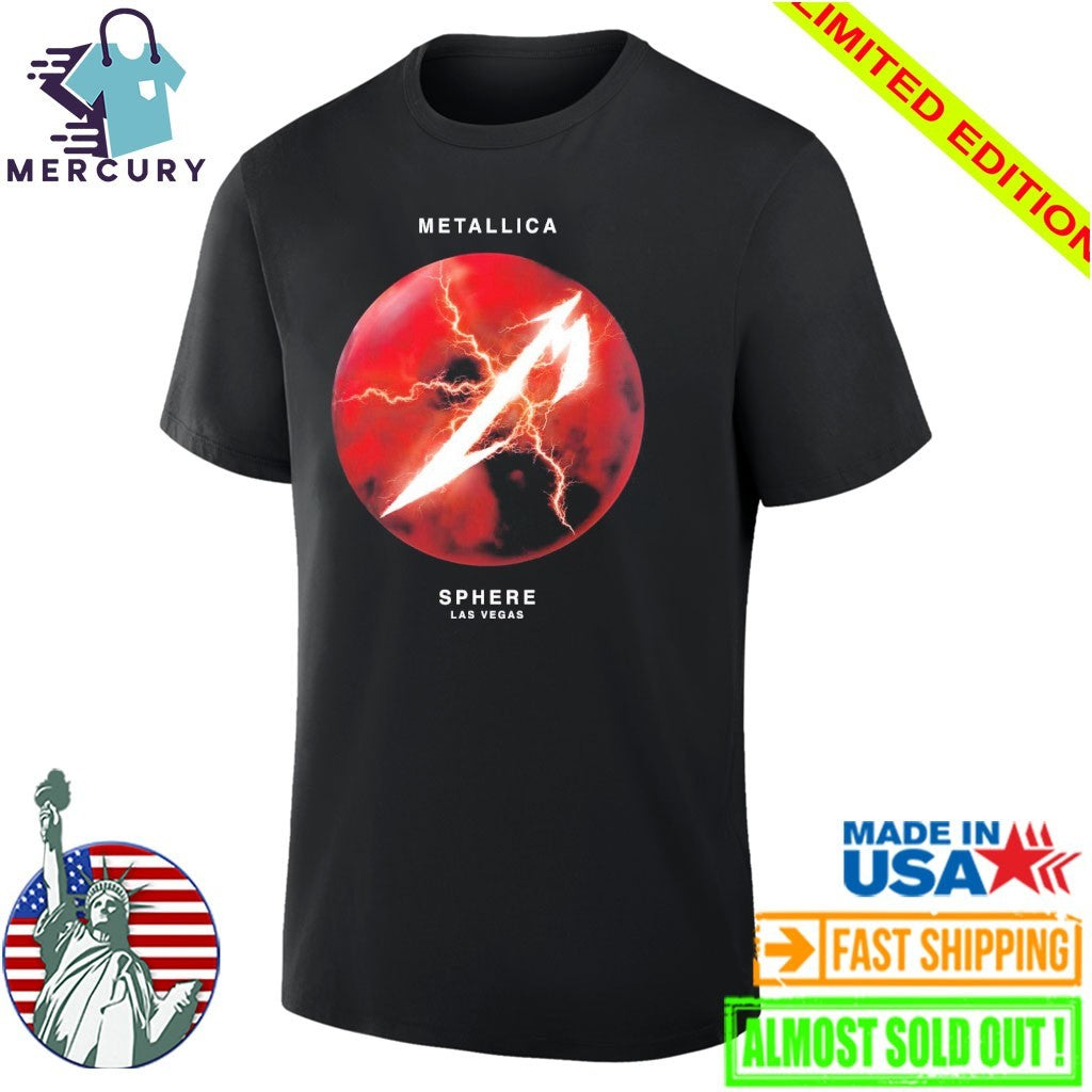 Metallica Life Burns Faster Live At Sphere Las Vegas 2026 On October Shirt