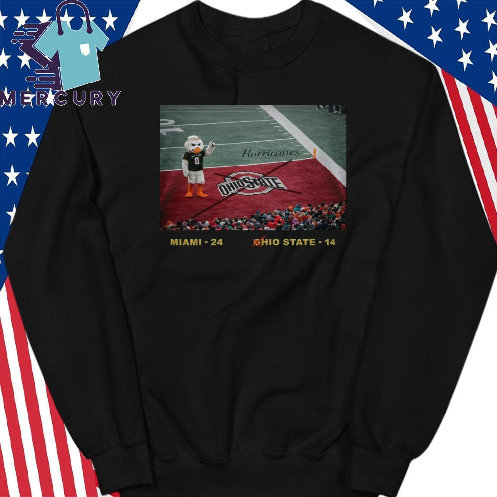Miami Defeats Ohio State 24-14 To Win The Cotton Bowl Shirt