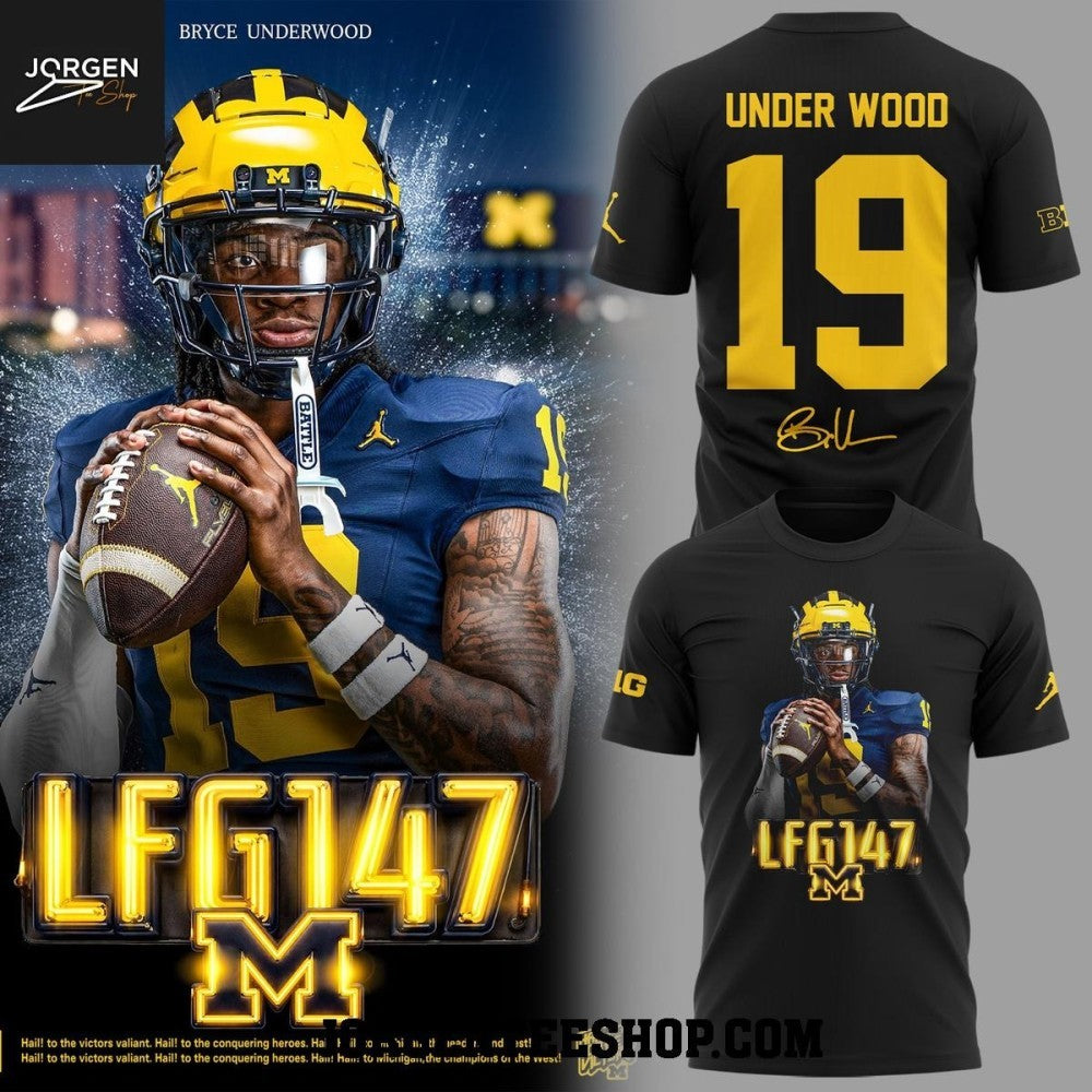 Michigan Wolverines 2026 Bryce Underwood LFG147 Shirt