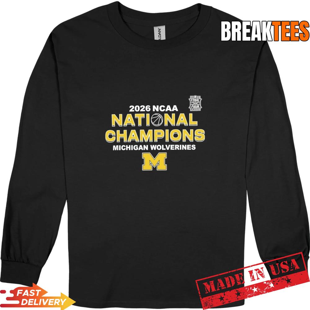 Michigan Wolverines 2026 NCAA Men’s Basketball National Champions Logo Shirt