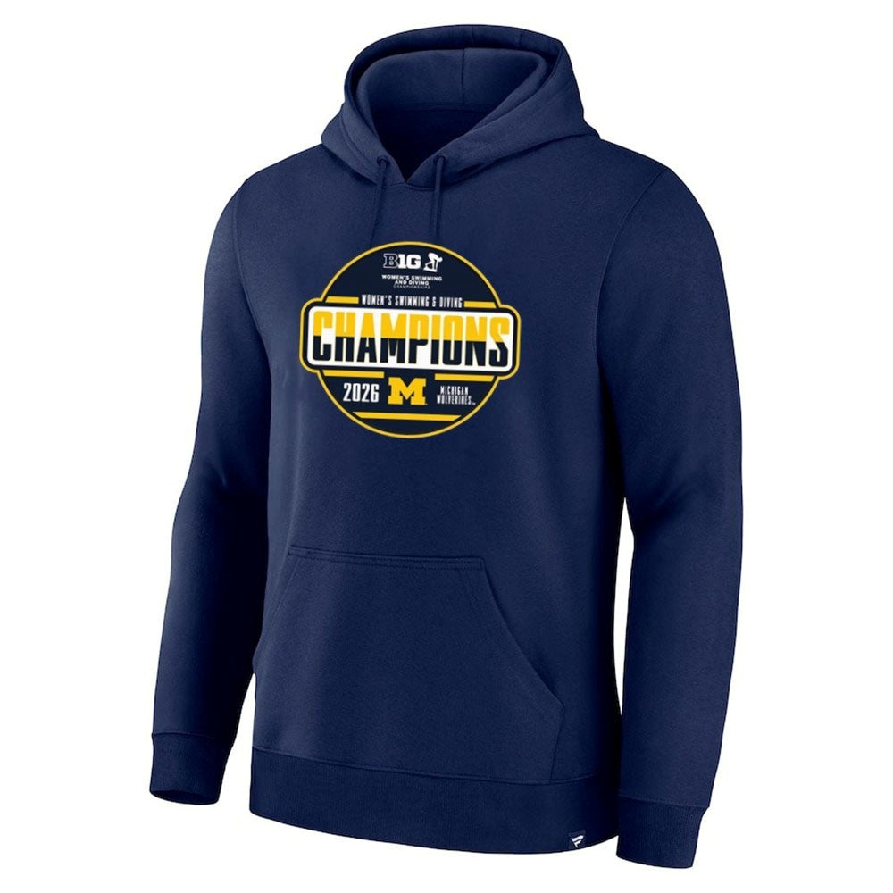 Michigan Wolverines 2026 Women’s Big Ten Swim & Dive Champions Shirt