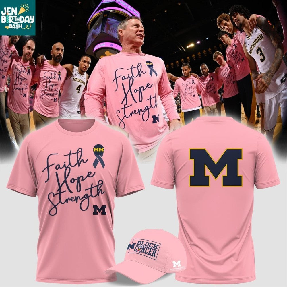 Michigan Wolverines Faith Hope Strength 2026 Shirt