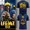 Michigan Wolverines Under Wood Hail To The Victors Shirt