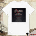 Mighty Saxon Gods of Thunder World Tour Part 1 UK and Ireland Dates Poster t-shirt
