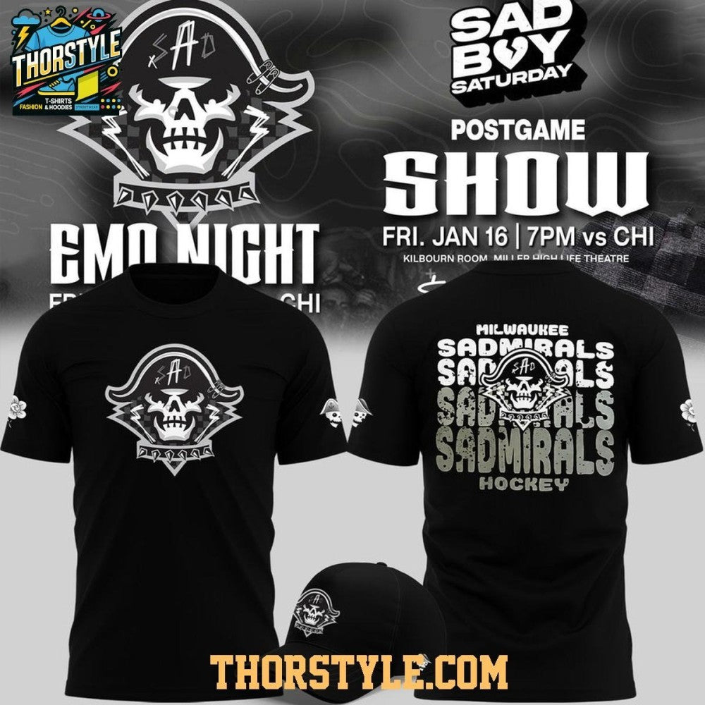 Milwaukee Admirals Emo Night 2026 Emo Nite Shirt