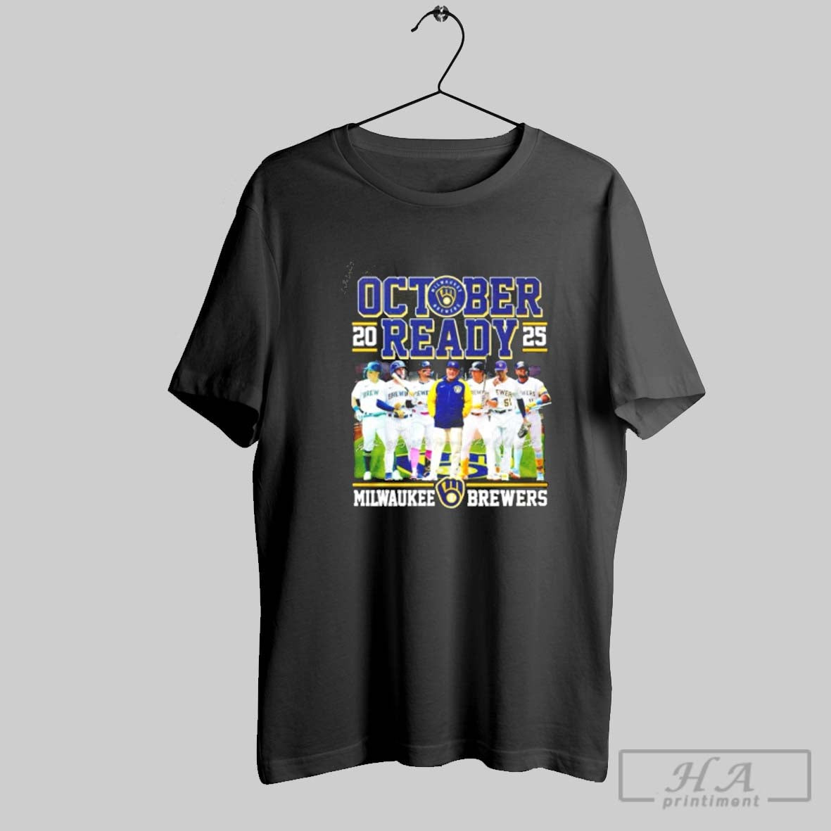Official Milwaukee Brewers 2025 October Ready Mlb Postseason