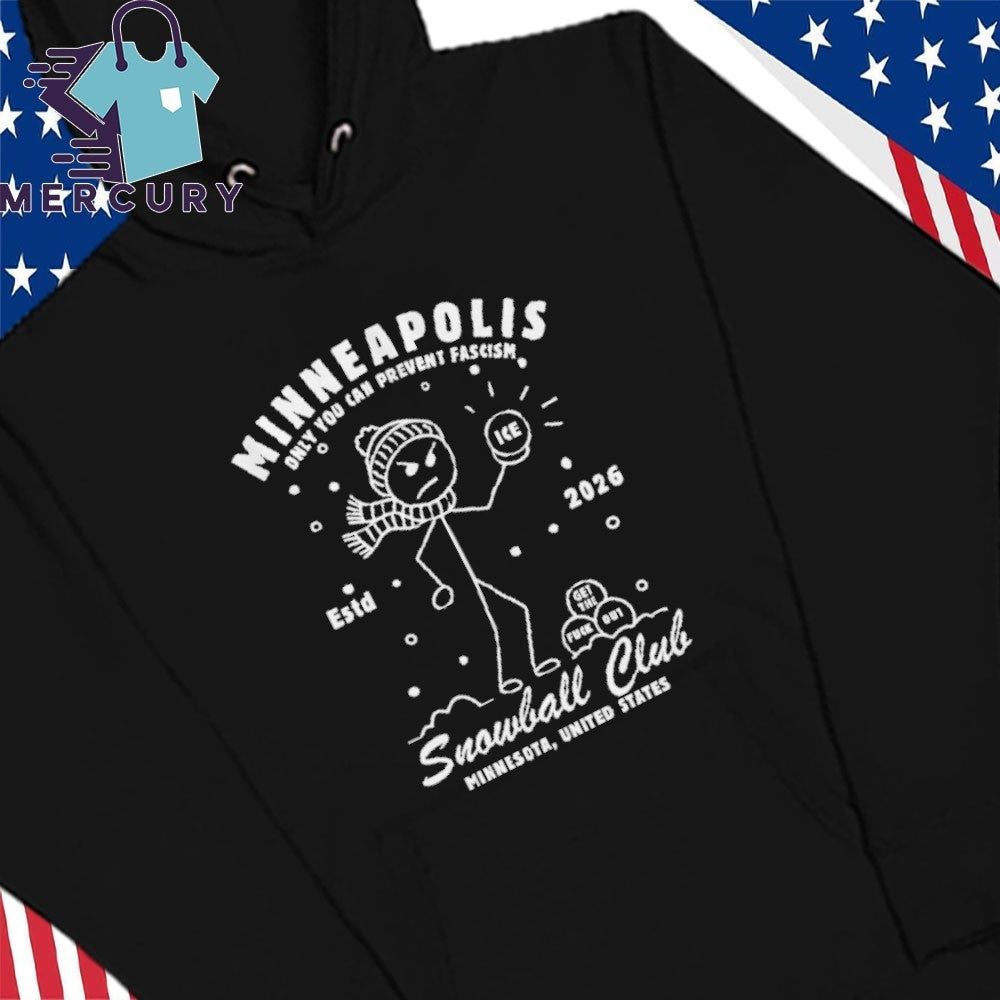 Minneapolis Snowball Club Shirt, Anti ICE