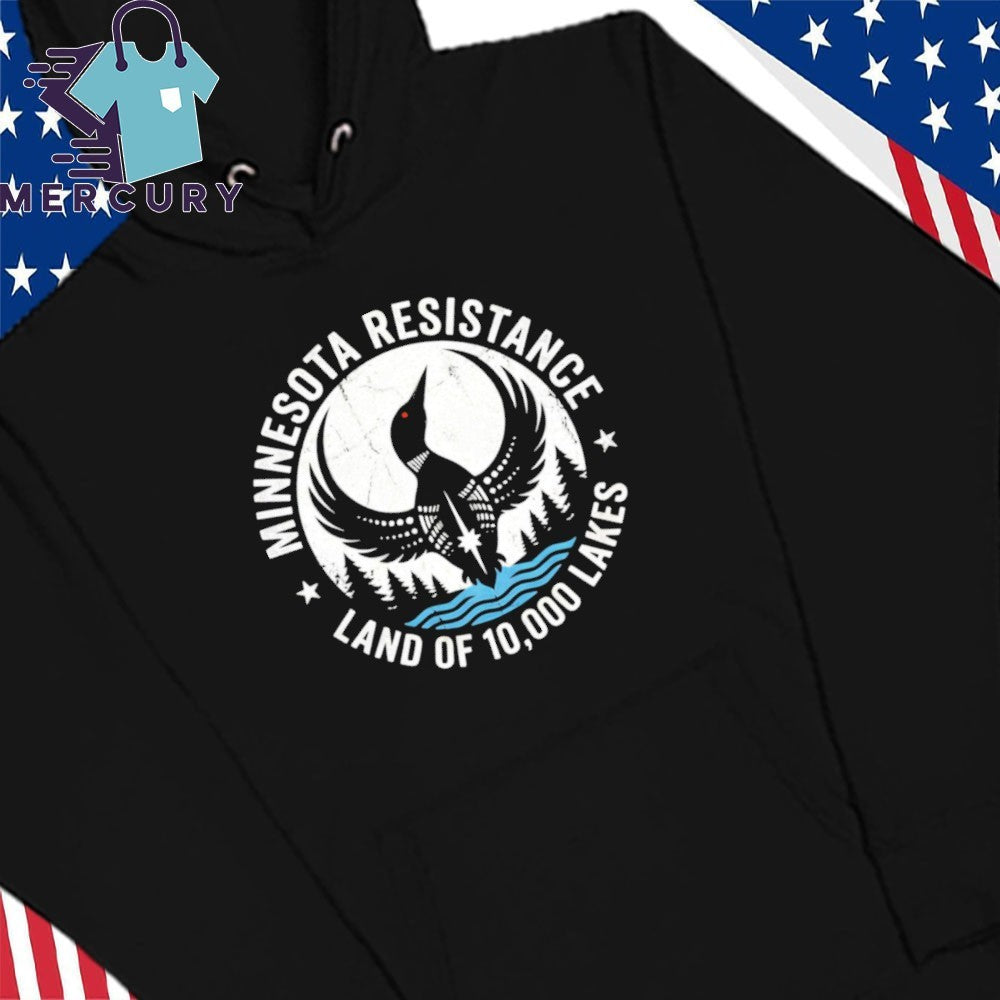 Minnesota Loon Resistance Land Of 10,000 Lakes Shirt