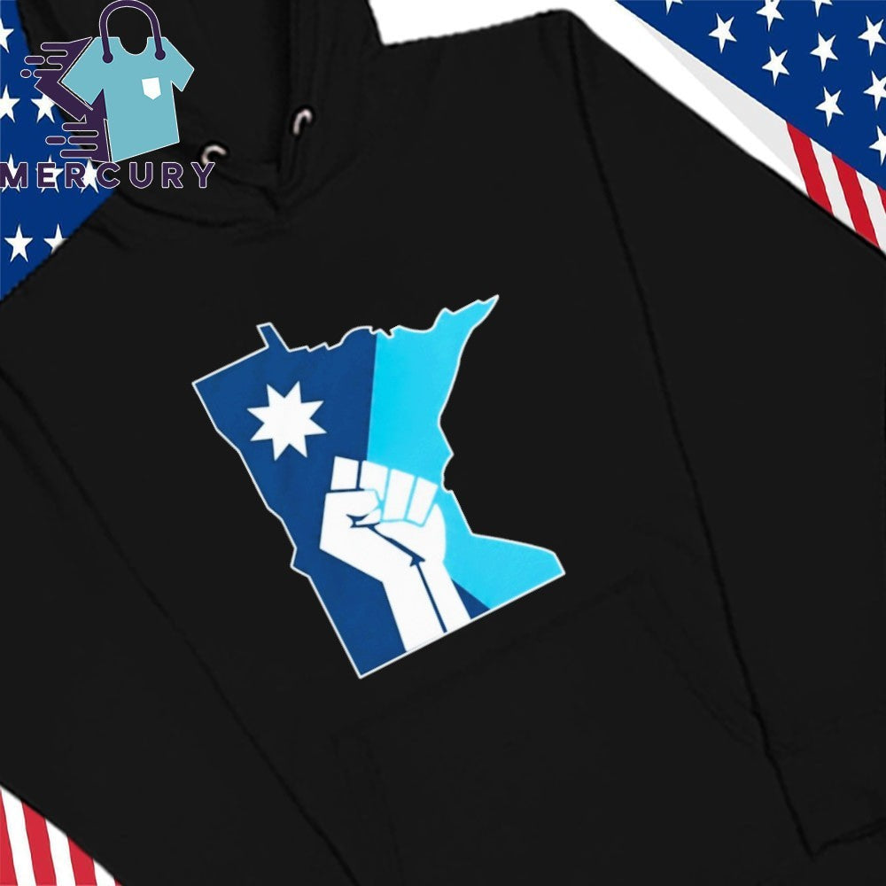 Minnesota Rebel New State Flag Minnesota Rebel Alliance Hands Shirt