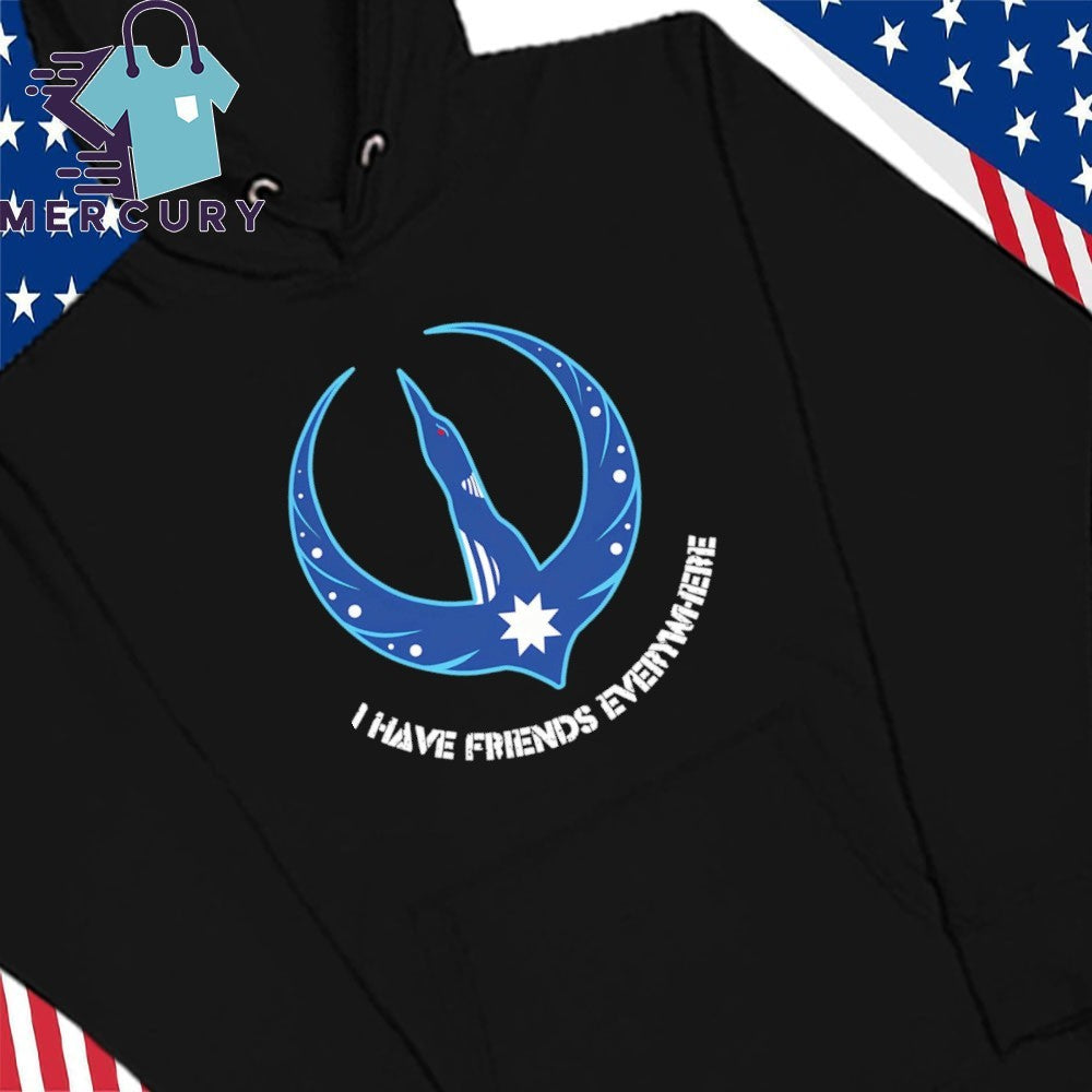 Minnesota Rebellion Loon I Have Friends Everywhere Shirt