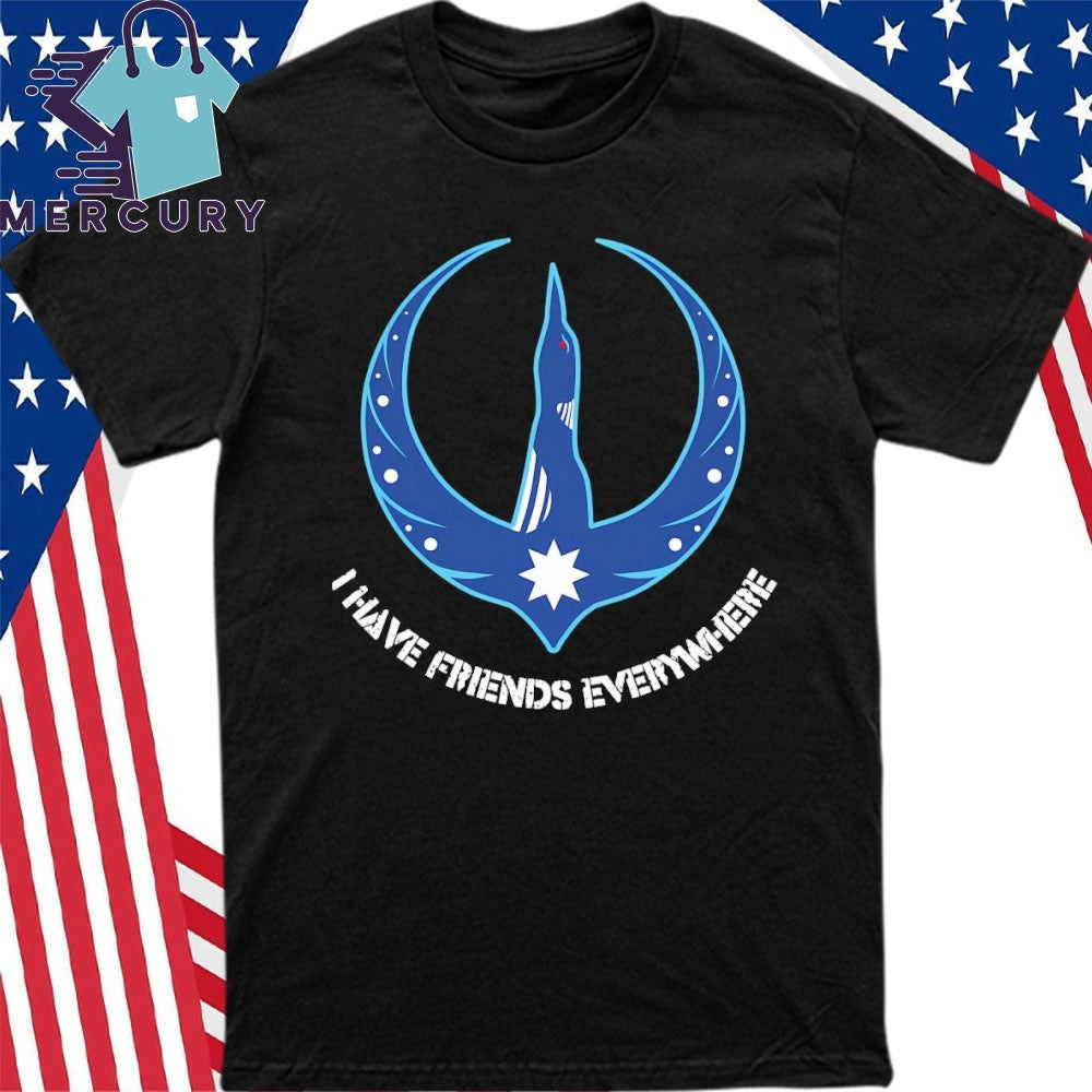 Minnesota Rebellion Loon I Have Friends Everywhere Shirt