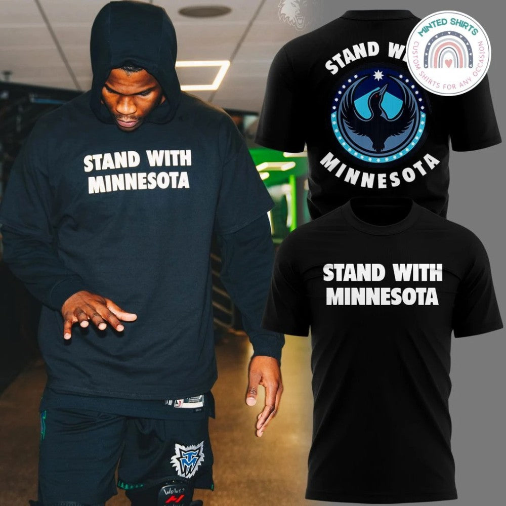 Minnesota Timberwolves Stand With Minnesota Stand With Minnesota Shirt