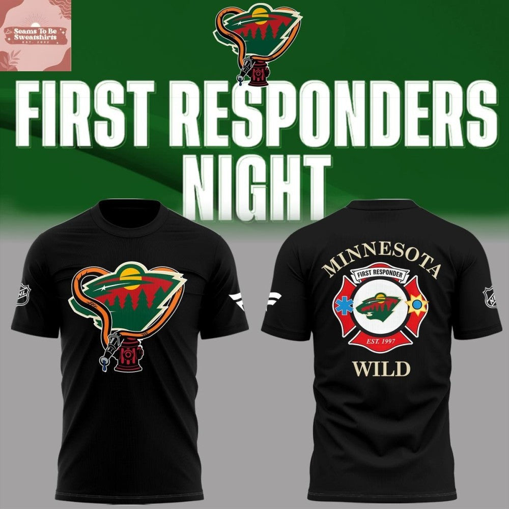 Minnesota Wild x First Responders Night 2026 Shirt