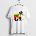 Official Mondrian Style Geometric Cat T Shirts Jpg