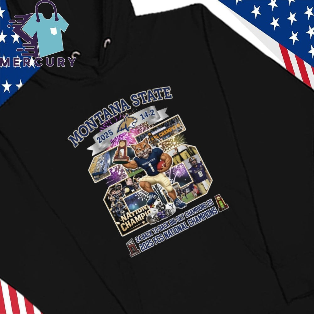 Montana State 2025 FCS National Champions Winner Mascot Shirt