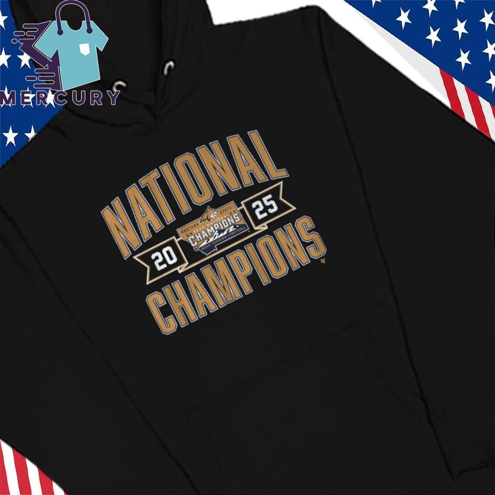 Montana State Football 2025 FCS Champions Shirt