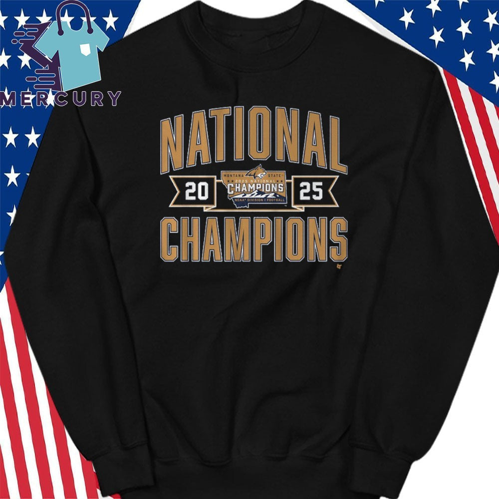 Montana State Football 2025 FCS Champions Shirt