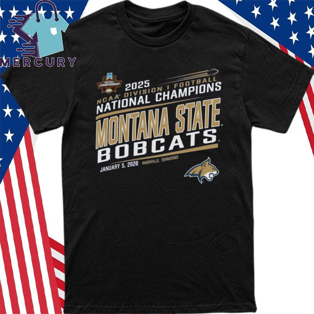 Montana State Football 2025 FCS National Champions Shirt